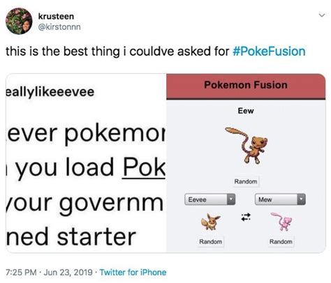 Eew | Pokéfusion / Pokémon Fusion | Know Your Meme