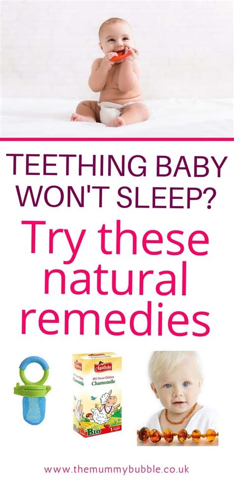 Best Natural Remedies for a Teething Baby - The Mummy Bubble