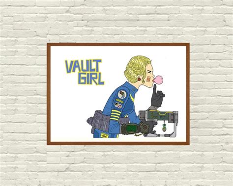 VAULT GIRL FALLOUT 4 / Pip-Boy / Vault-tec / by KARMACOMASTUDIOS