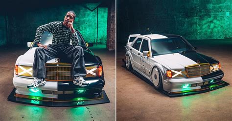 A$AP rocky unveils 'need for speed' mercedes-benz 190E