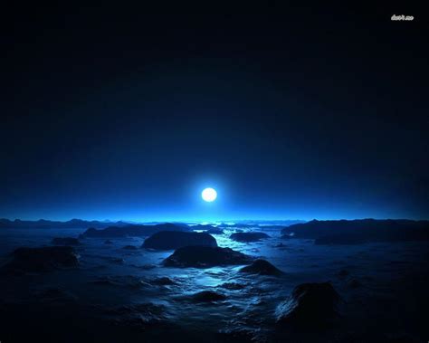 Blue Night Sky Wallpapers - Wallpaper Cave