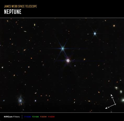 Sparkly Image of Neptune's Rings Comes into View from JWST - Scientific American