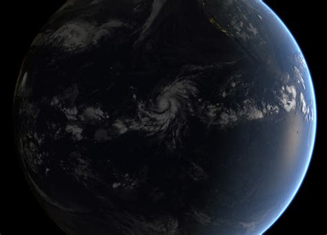 Hurricane Olaf Seen From Orbit - SpaceRef