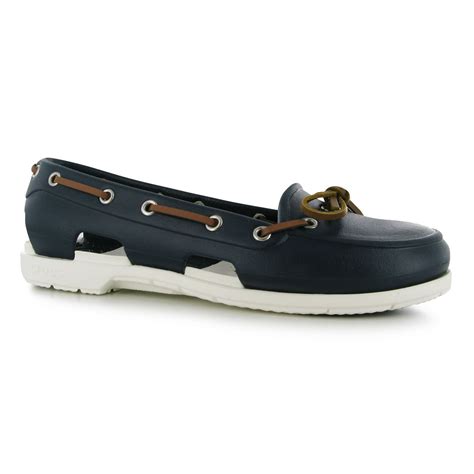 Crocs Womens Beach Boat Shoes Ladies Slip On Cut Out Footwear