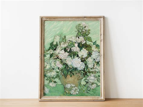 Van Gogh Digital Print Vintage Flowers Print Printable - Etsy