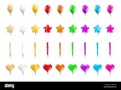 Balloons different shapes hi-res stock photography and images - Alamy