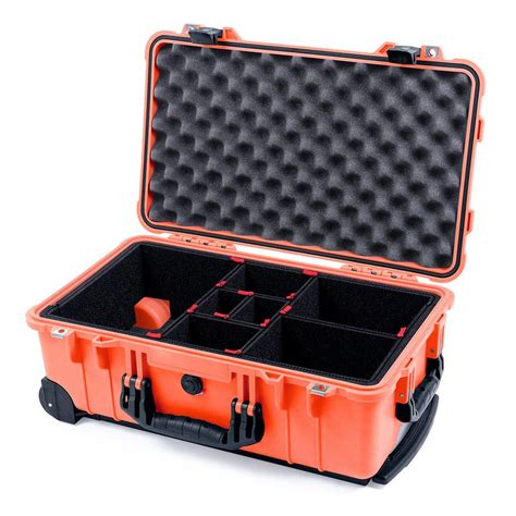 Pelican 1510 Case, Orange with Black Handles & Latches