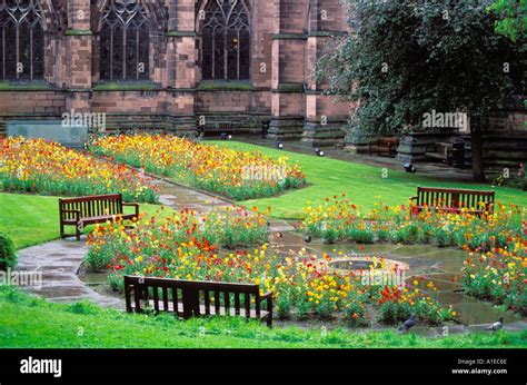 Chester Cathedral gardens Stock Photo - Alamy