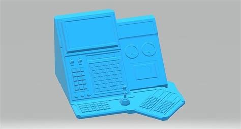 Sci-fi Console 3D model 3D printable | CGTrader