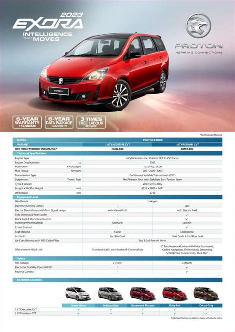 202428930 PROTON EXORA LAUNCH - A4 Flyer FA02C - Paul Tan's Automotive News