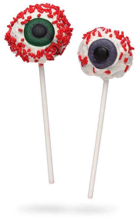 Popping Pupil Treats | Eyeball cake pops, Cake pops, Christmas cake pops