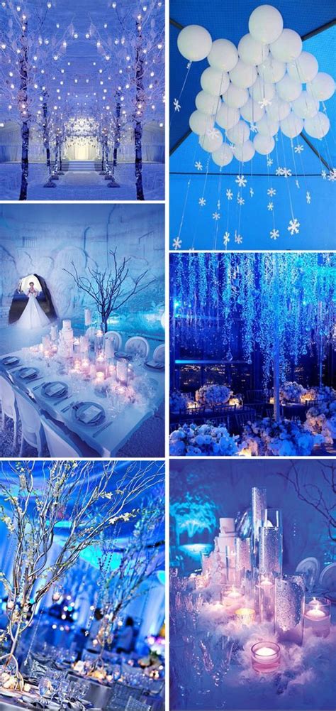 ice blue winter wonderland inspired wedding ideas | Gemstones Link | Wonderland wedding theme ...