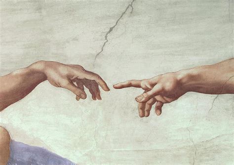 Hands of God and Adam Painting by Long Shot - Fine Art America