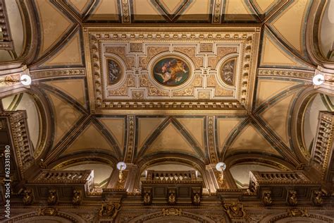 Interior of the Vienna State Opera house in Viena Austria Stock Photo | Adobe Stock