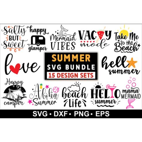 Summer Quotes SVG Bundle - MasterBundles