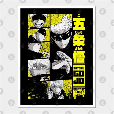 Satoru Gojo == JUJUTSU KAISEN = Manga Panel Desing S02 -Yellow- by ...