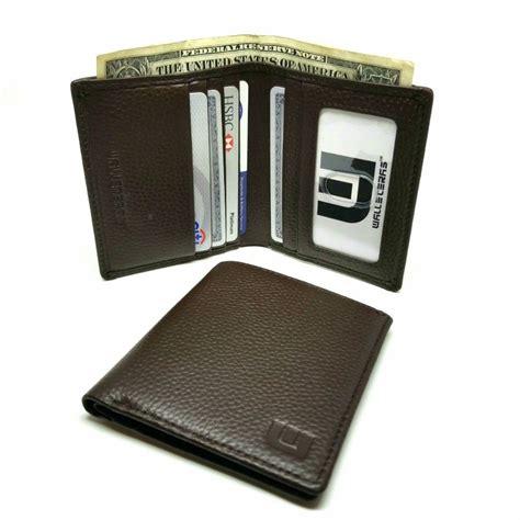 RFID BiFold Wallet in Pebble Leather