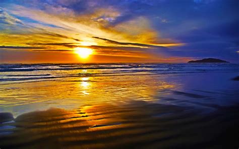 Ocean Sunset Wallpapers Images Photos Pictures Backgrounds