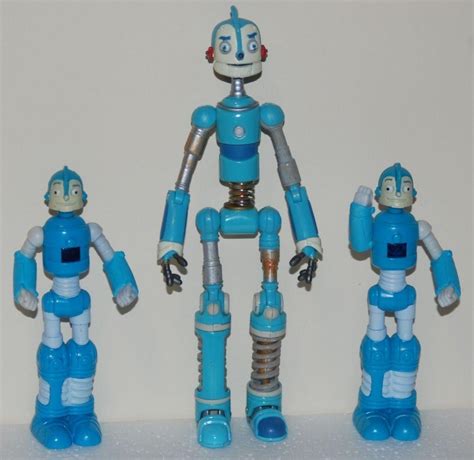 Robots Animated Movie Rodney Copperbottom 7" Figure & 2 Smaller Figures ...