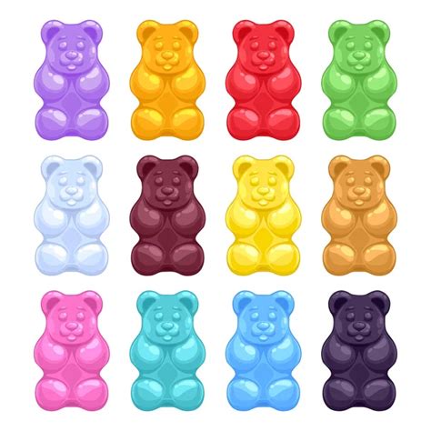 ᐈ Gummy bears drawing stock drawings, Royalty Free gummy bear cliparts | download on Depositphotos®