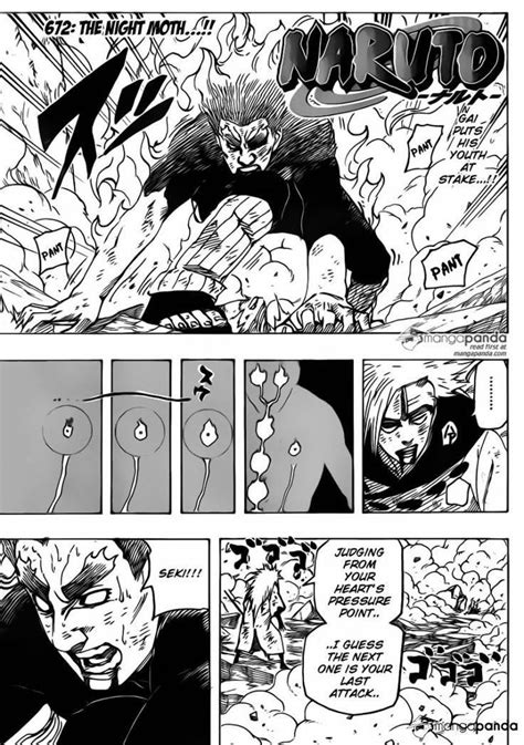 Naruto Manga Guy Vs Madara - narutoqz