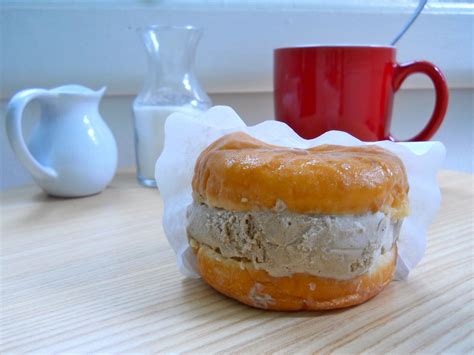 Coffee and a Donut Ice Cream Sandwich - Lhyme