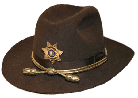 Brown Sheriff's Hat transparent PNG - StickPNG