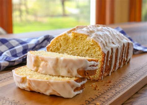 Lemon Cake with Lemon Glaze - Barefeet in the Kitchen