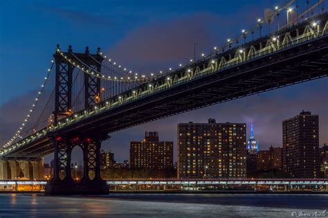 brooklyn, Bridge, Night, City, Cities, Urban, New, York, Usa, America, Travelling, Lights, River ...