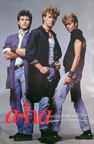 a-ha "Hunting High And Low" | 80s music, Aha band, Singer