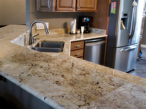 Colonial Cream Granite Countertops Design Ideas