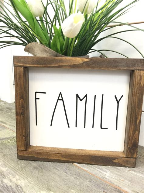 Family Wood Sign Rustic Wood Sign Rustic Home Decor | Etsy