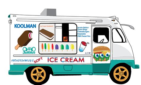 Ice Cream Truck Drawing | Free download on ClipArtMag