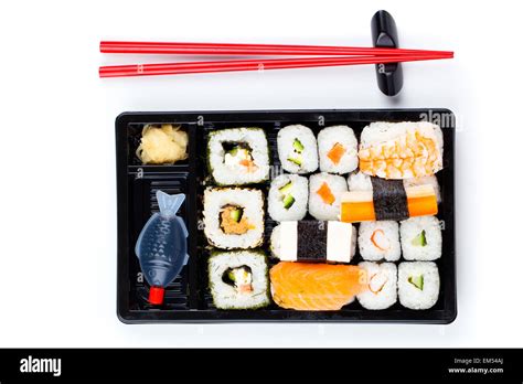 Sushi bento box Stock Photo - Alamy