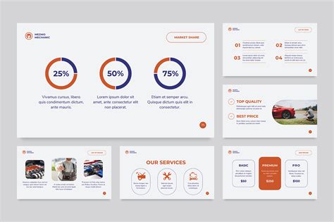 Car Repair PowerPoint Presentation Template :: Behance