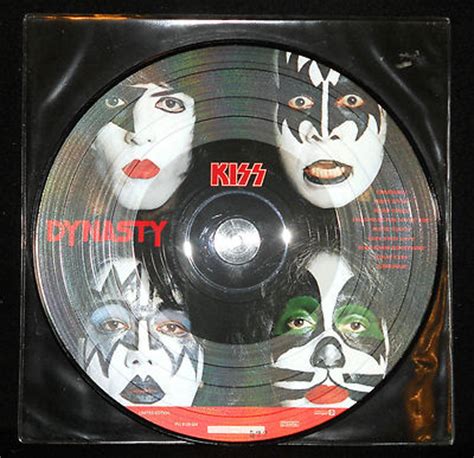 popsike.com - KISS, Dynasty Vinyl Picture Disc LP, Ltd Ed, Numbered, Netherlands Press, Rare ...