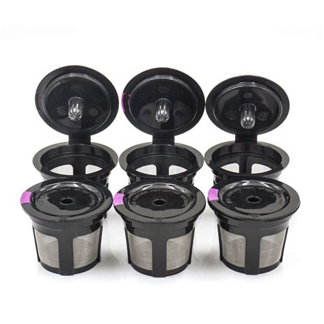 6 PACK Reusable K-Cup Coffee Filter Pods for Keurig 1.0 & 2.0 ...