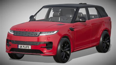 Land Rover Range Rover Sport 2023 - Buy Royalty Free 3D model by ...