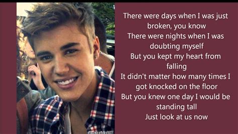 Justin Bieber Believe Lyrics