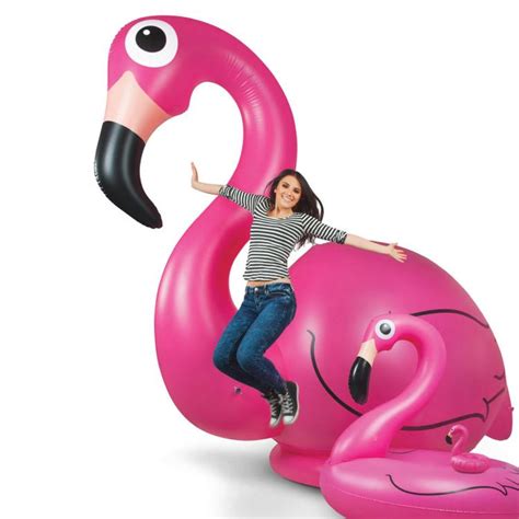 This Giant Flamingo Pool Float Measures a Massive 11 Feet Tall