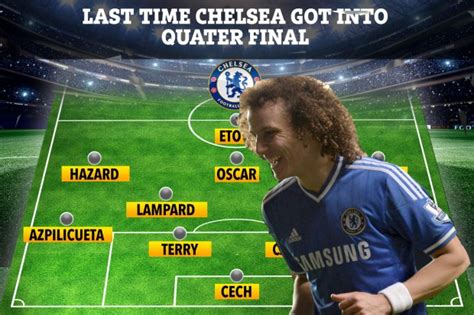 How Chelsea lined up last time they got into Champions League quarter-final including David Luiz ...