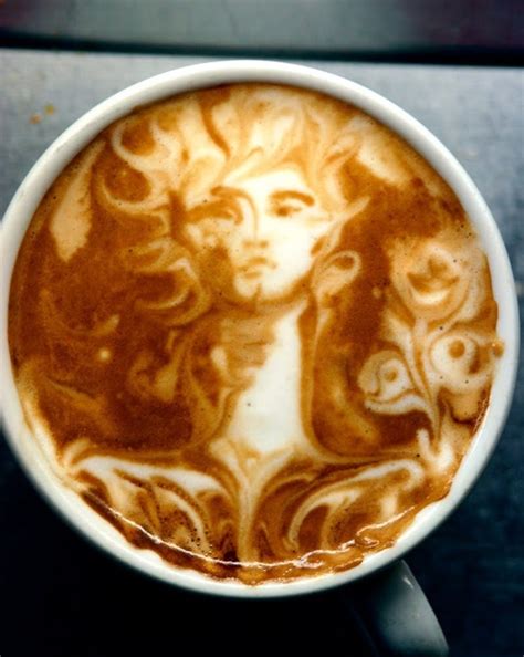 40 Beautiful Coffee Art Examples - Bored Art