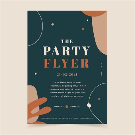 A5 flyer template | Free Vector