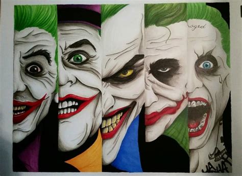 Joker Evolution DC comic fan art print | Etsy