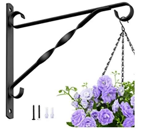 Hanging Plant Bracket 10" Hanger Planter Hooks Flower Pot Bird Feeder Wind Chimes Lanterns ...