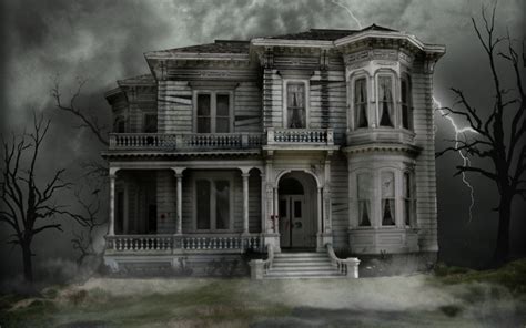 Haunted House - Halloween Wallpaper (16050708) - Fanpop