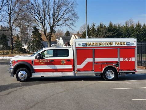 New Pierce Fire Truck - Ford F-550 Mini-pumper delivered to the Borough of Harrington Park - FSS