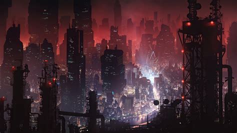 1920x1080 Cyberpunk City Night View 4k Laptop Full HD 1080P ,HD 4k Wallpapers,Images,Backgrounds ...