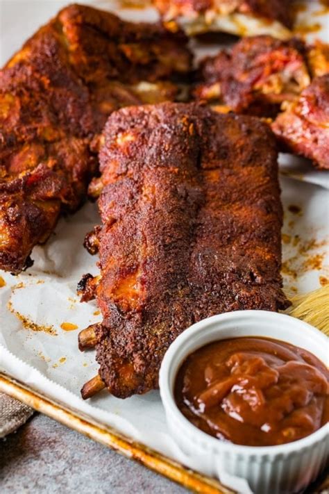 Traeger Ribs Recipe (Easy Smoked Ribs!) - Oh Sweet Basil