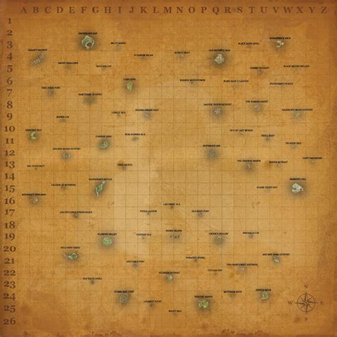 Sea of thieves islands map - wowmake